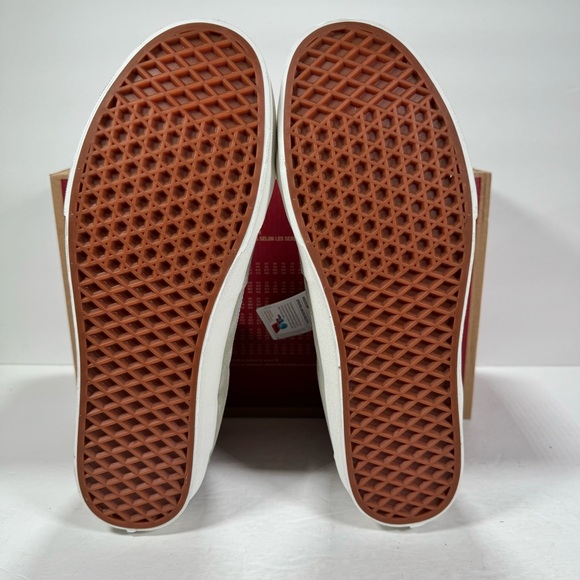 Vans Sk8-Hi Pig Suede Moss Gray Snow White High Top Sneakers Men 11.5 Women 13 - Picture 10 of 12